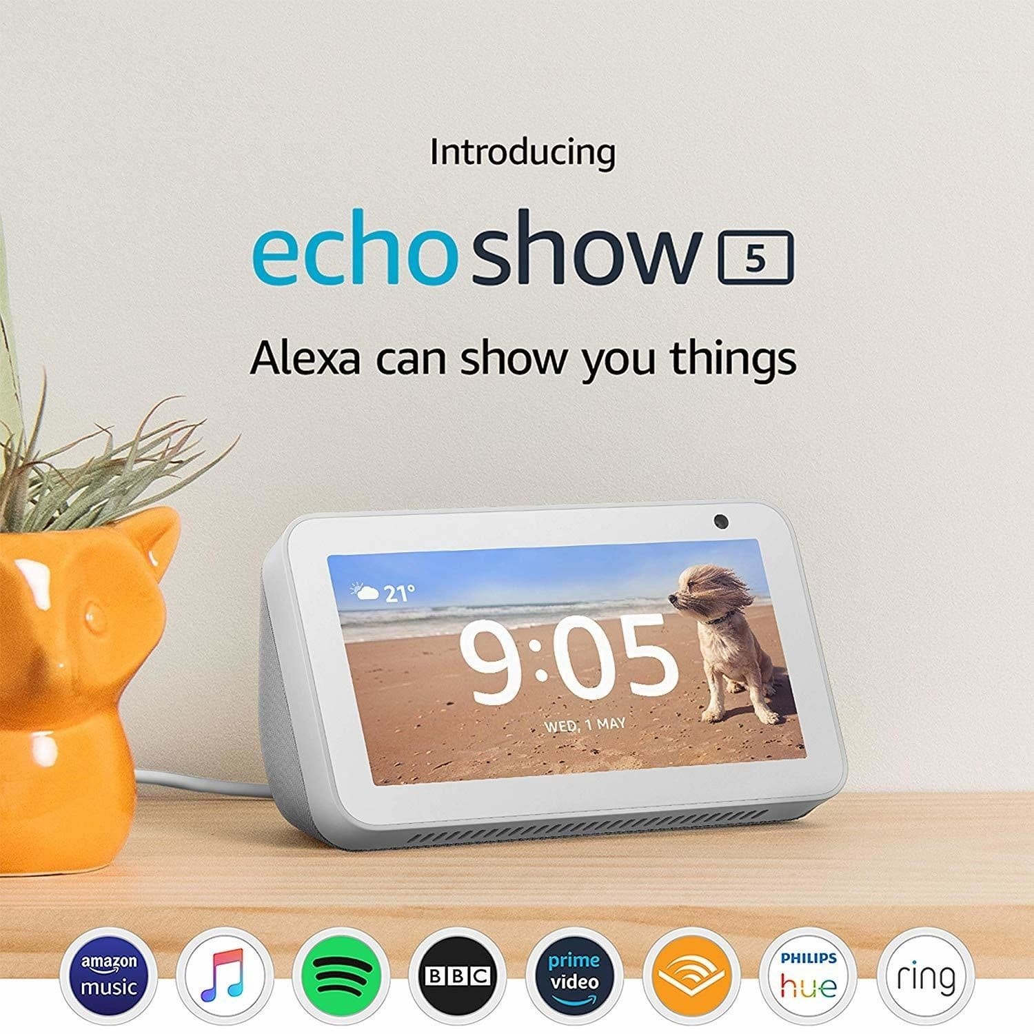 Echo Show 5 – Compact smart display Charcoal